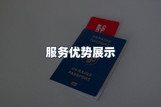 服务优势展示
