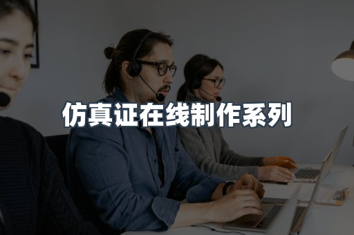 仿真证在线制作系列